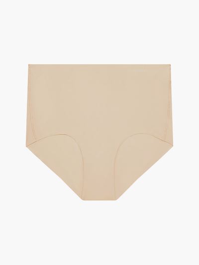 Calvin Klein Underwear HU079877 | Calvin Klein Invisibles High Waisted Női Csípő Bugyi Bézs